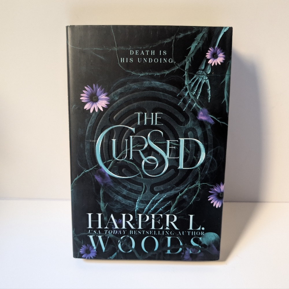 'The Cursed' By Harper L. Woods. Hardcover Book With Sprayed Edges